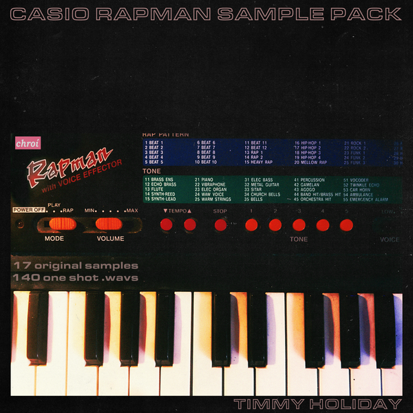 Casio Rapman // Sample Pack by Timmy Holiday